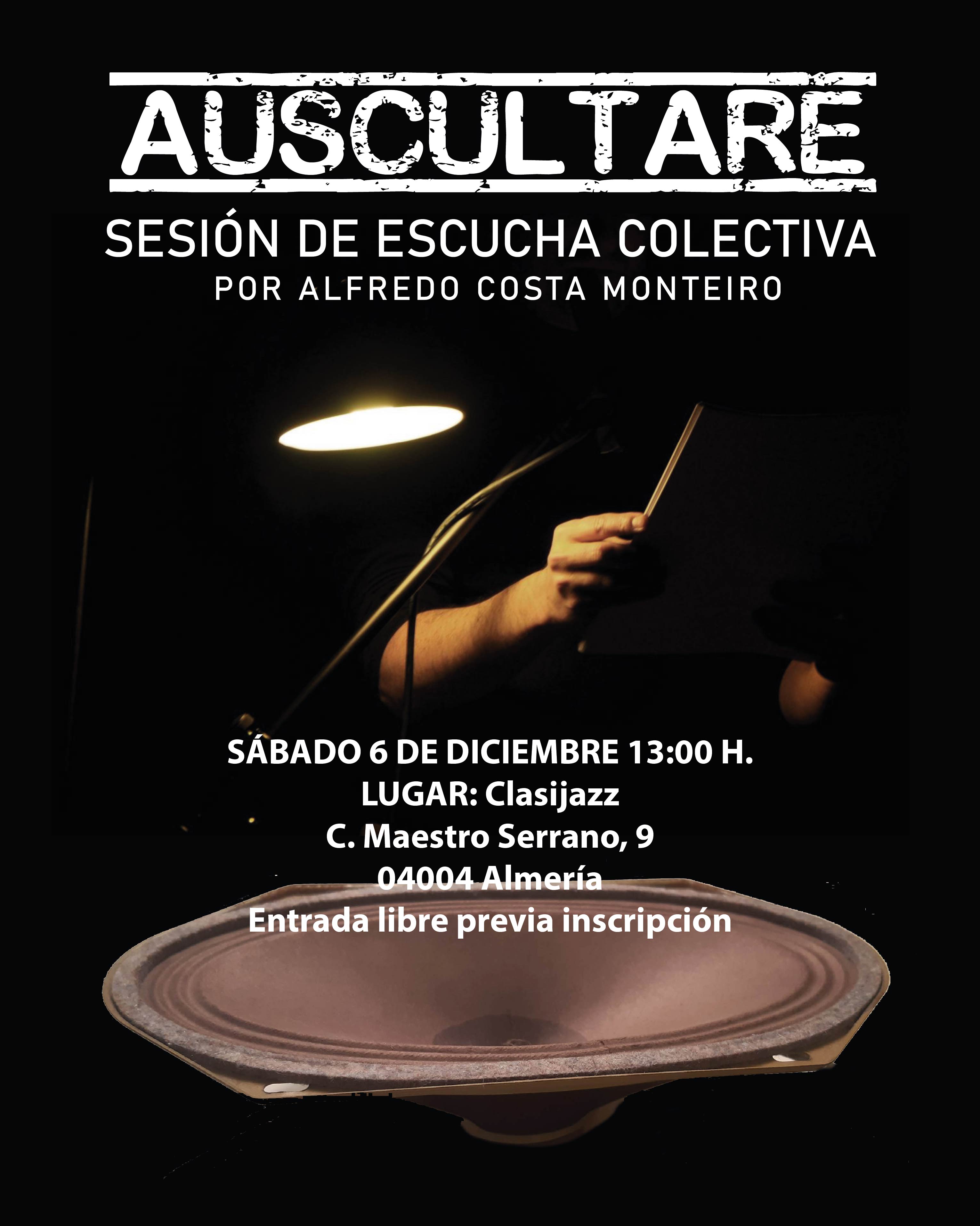 CARTEL AUSCULTARE + TEXTO