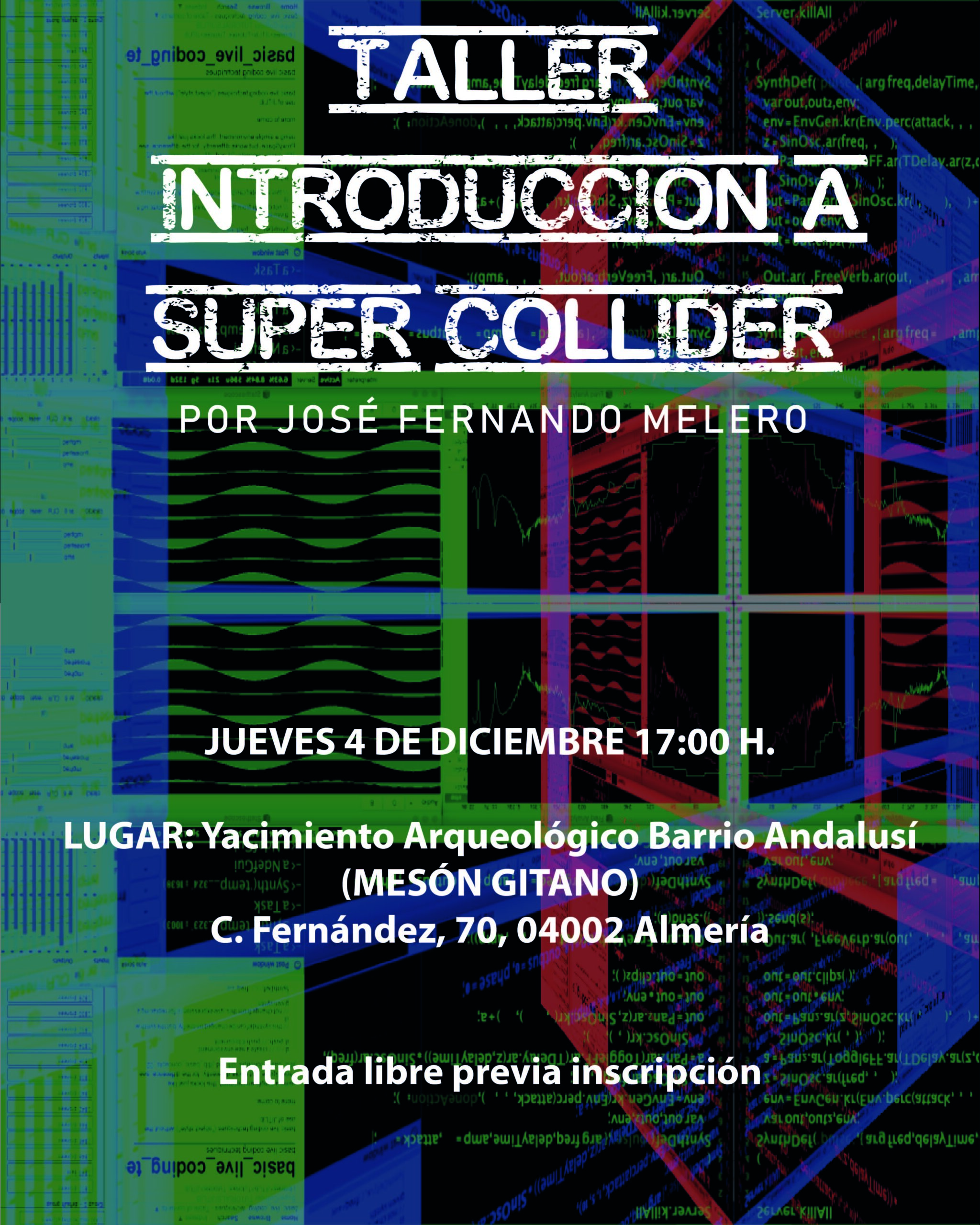 CARTEL TALLER JOSÉ FERNANDO + texto